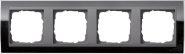 GIRA 0214738 Abdeckrahmen 4fach Zwischen 