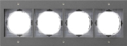GIRA 021467 Abdeckrahmen 4fach TX_44 