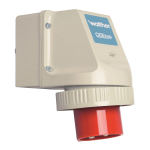 Walther Wandgerätestecker 32A 4P  638406 