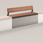 Bega Stadtmöbel Sitzauflage Grafit 95058 