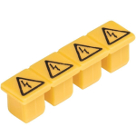 Wieland Abdeckung m. Warnz ADF.../4 GELB 