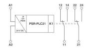 Phoenix 1480212    PSR-PLC21-2CO-24DC-PT 
