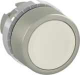 ABB Drucktaster fl weiß Metall   P9MPNBG 