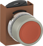 ABB Drucktaster flach rot Metall P9MPNRG 