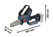Bosch Akku-Astsäge GKE 18V-15 (solo C) 