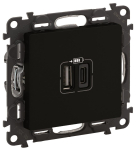 Legrand 756306 2xUSB Typ A+C 2-modulig 