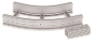 Unex Flachbogen 45  lichtgrau   67437-04 