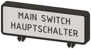 Siemens 3LD92861A Zusatzschild 