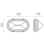 PII SUPERDELTA OVALE WEISS 60W    001700 