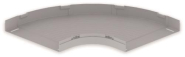 Unex Flachbogen 90° lichtgrau      66410 