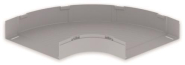 Unex Flachbogen 90° lichtgrau      66430 