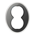 Elso Glasrahmen 2f f.Steckdose WDE011429 