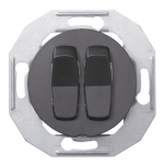 ELSO Serienschalter m. ZP sw   WDE011216 