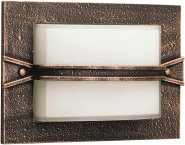 ALBE Wandleuchte Alu braun-       656263 