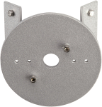 ALBE Eckbock rund Alu silber      691005 