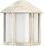 ALBE Wandleuchte Alu weiß-gold    673221 