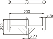ALBE Aufsatz 2-fach für           661009 