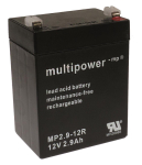 Multipower Bleiakku 12V 2,9Ah  MP2,9-12R 