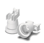 Vossloh Fassung E27 PET GF weiß   503041 