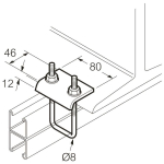 Legrand SC855 Bügelklemme H90 