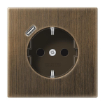 Jung SCHUKO-Steckdose m.USB ME1520-18CAT 