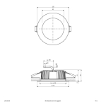 EVN LED Deckeneinbau rund    L5412130125 