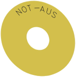 Siemens 3SU19000BC310AS0 Unterlegschild 