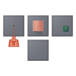 Jung Notrufset Serie LS  NRS LC 0834 262 