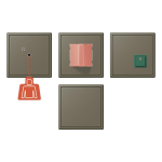 Jung Notrufset Serie LS  NRS LC 0834 241 