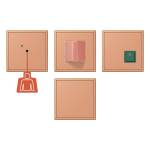 Jung Notrufset Serie LS  NRS LC 0834 233 