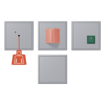 Jung Notrufset Serie LS  NRS LC 0834 257 