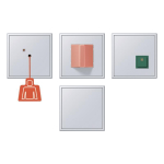 Jung Notrufset Serie LS  NRS LC 0834 209 