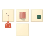 Jung Notrufset Serie LS  NRS LC 0834 201 