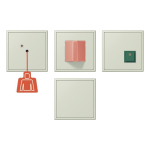 Jung Notrufset Serie LS  NRS LC 0834 218 