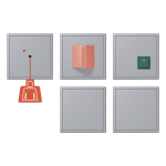 Jung Notrufset m.USV   NRS LC 0834-2 257 