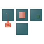 Jung Notrufset Serie LS  NRS LC 0834 216 