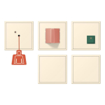 Jung Notrufset m.USV   NRS LC 0834-2 245 