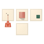 Jung Notrufset Serie LS  NRS LC 0834 245 