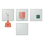 Jung Notrufset Serie LS  NRS LC 0834 215 