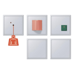 Jung Notrufset m.USV   NRS LC 0834-2 209 