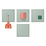 Jung Notrufset Serie LS  NRS LC 0834 217 