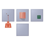 Jung Notrufset Serie LS  NRS LC 0834 207 