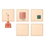 Jung Notrufset m.USV   NRS LC 0834-2 228 