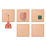 Jung Notrufset m.USV   NRS LC 0834-2 231 