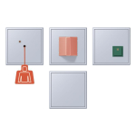 Jung Notrufset Serie LS  NRS LC 0834 208 