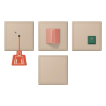 Jung Notrufset Serie LS  NRS LC 0834 240 