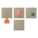 Jung Notrufset Serie LS  NRS LC 0834 242 