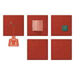 Jung Notrufset m.USV   NRS LC 0834-2 227 