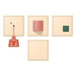 Jung Notrufset Serie LS  NRS LC 0834 238 