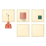 Jung Notrufset m.USV   NRS LC 0834-2 201 